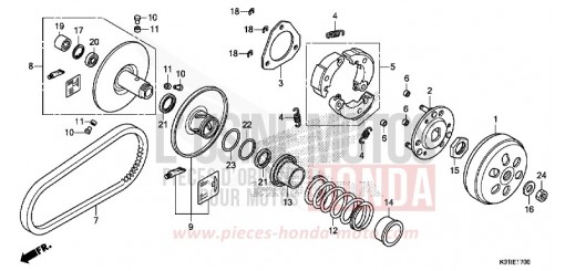 COTE MENE SH125ADE de 2014